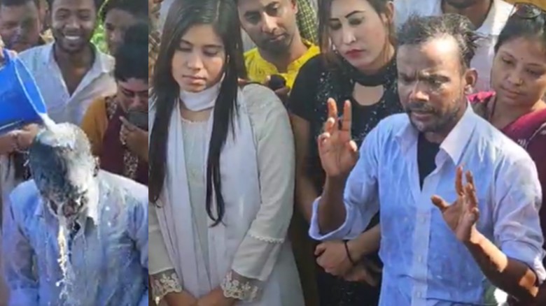 রিয়ামনির গল্প শেষ, দুধ দিয়ে গোসলের পর বললেন হিরো আলম