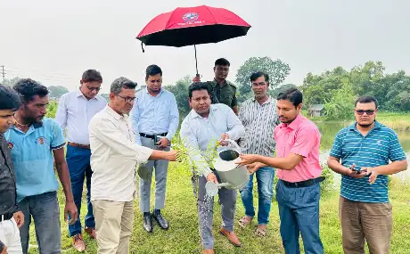 নওগাঁর আত্রাইয়ে মহাসড়কের সৌন্দর্যবর্ধন ও পরিবেশ রক্ষায় ১৫০টি