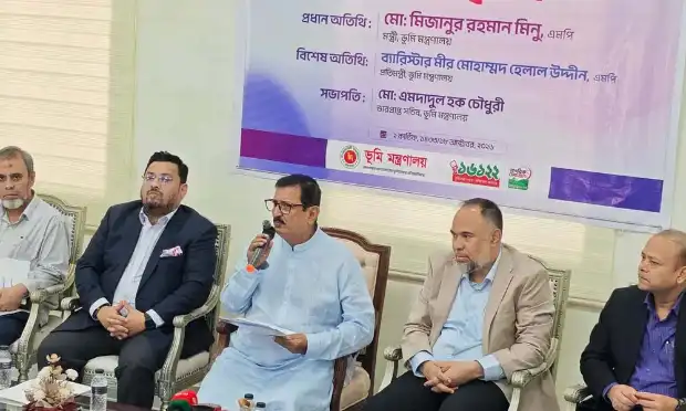 ভূমি খাতে অনিয়মে জড়িতদের বিরুদ্ধে শাস্তিমূলক ব্যবস্থা নেওয়া হচ্ছে: ভূমিমন্ত্রী...