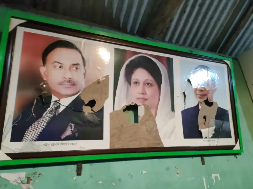 বিড়ির বাজার দখল নিয়ে দ্বন্দ্ব, বিএনপি কার্যালয় ভাঙচুর