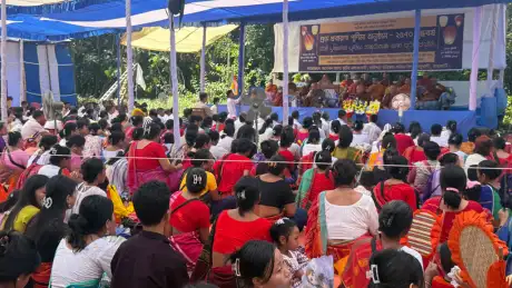 রাঙামাটিতে বর্ণিল আয়োজনে প্রবারণা পূর্ণিমার সূচনা