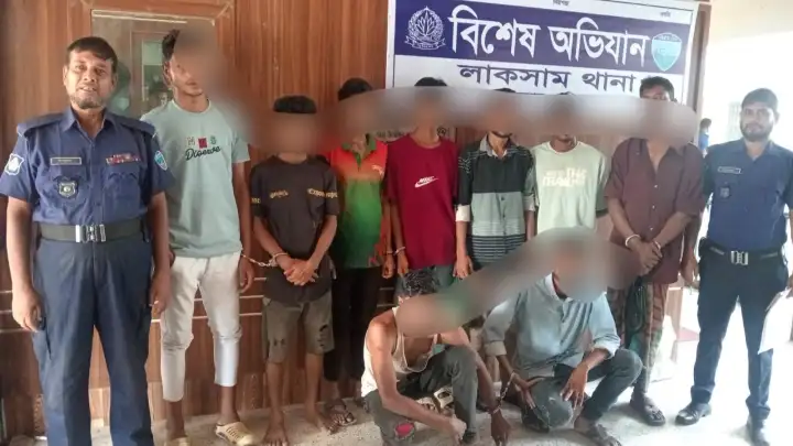 কুমিল্লায় সাঁড়াশি অভিযান: ১৪২ জনের বিরুদ্ধে আইনি প্রক্রিয়া শ