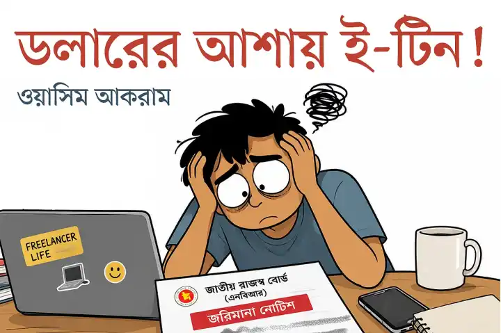 অনলাইন থেকে আয় করতে গিয়ে ই-টিনের ফাঁদে ১০ হাজার টাকা জরিমানা
